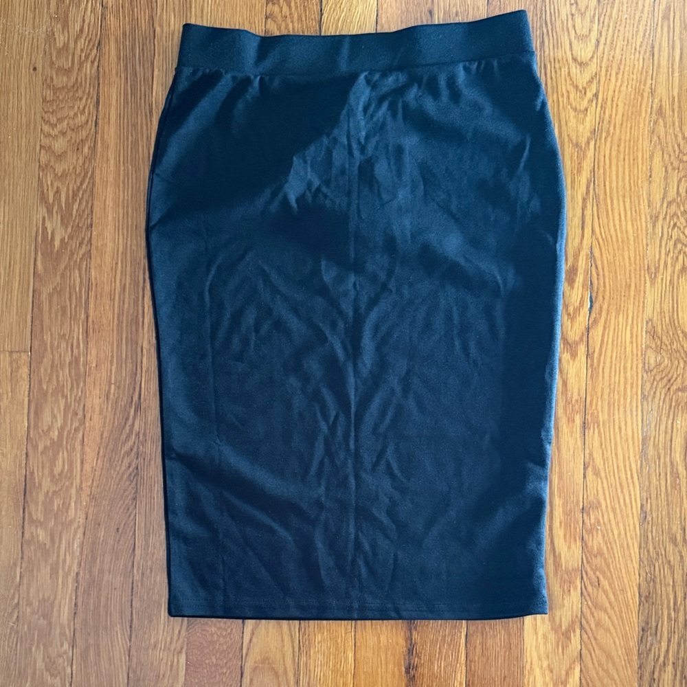 Cotton On Black Pencil Skirt - Sleek Midi Fit